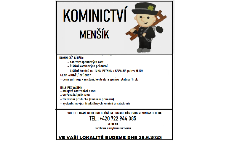 Kominictví Menšík